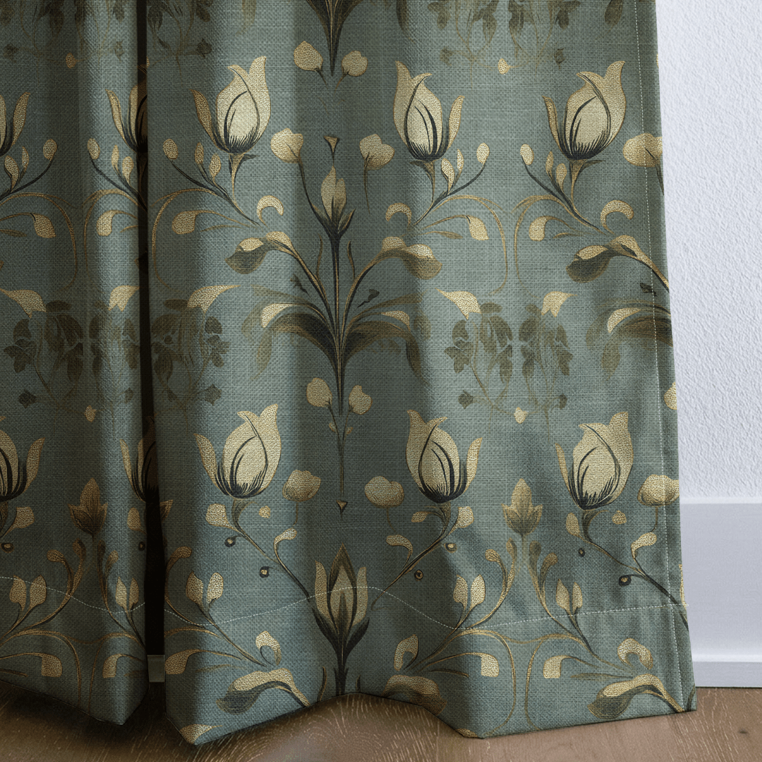 Tulip Whimsy - Curtain Panel - The Drapery