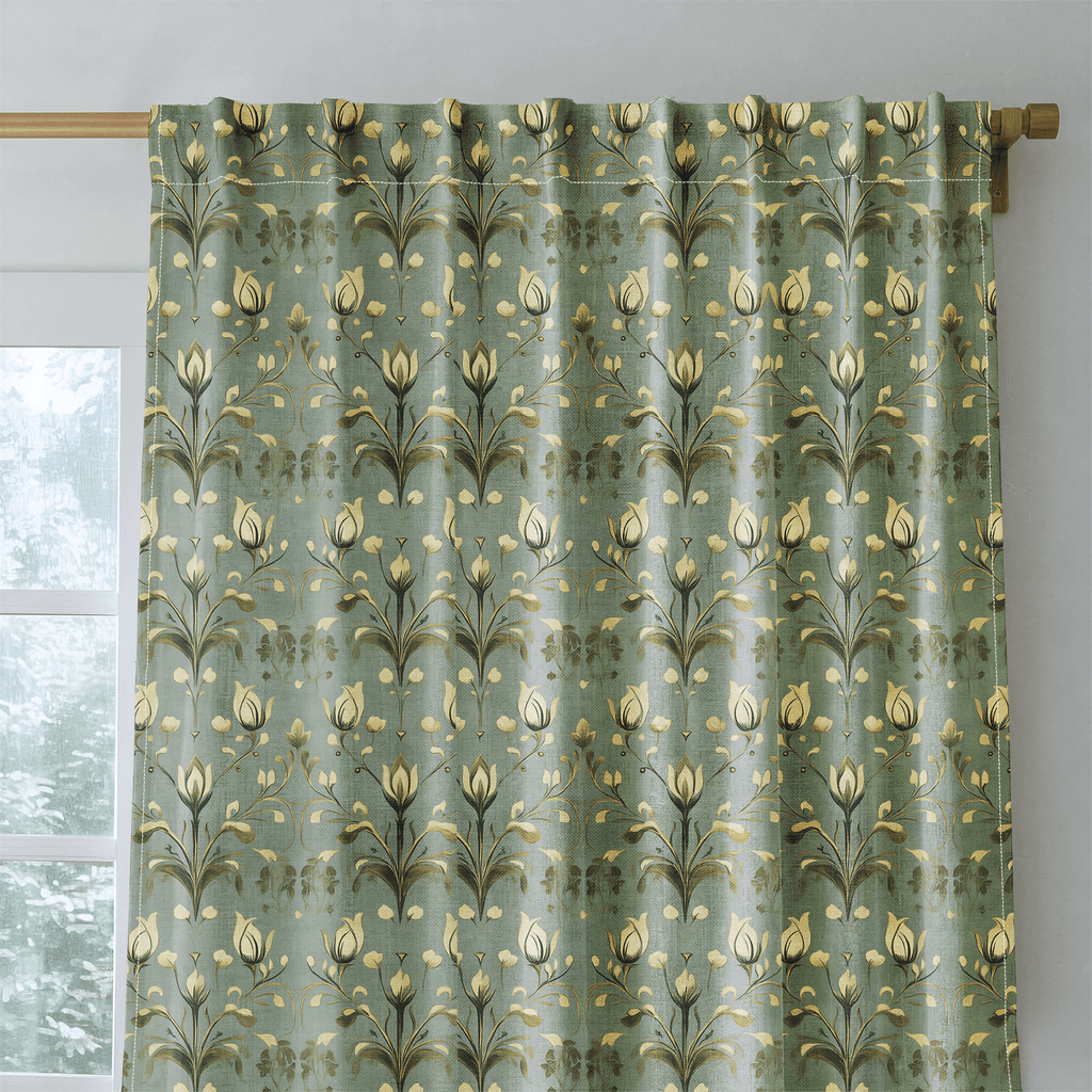Tulip Whimsy - Curtain Panel - The Drapery