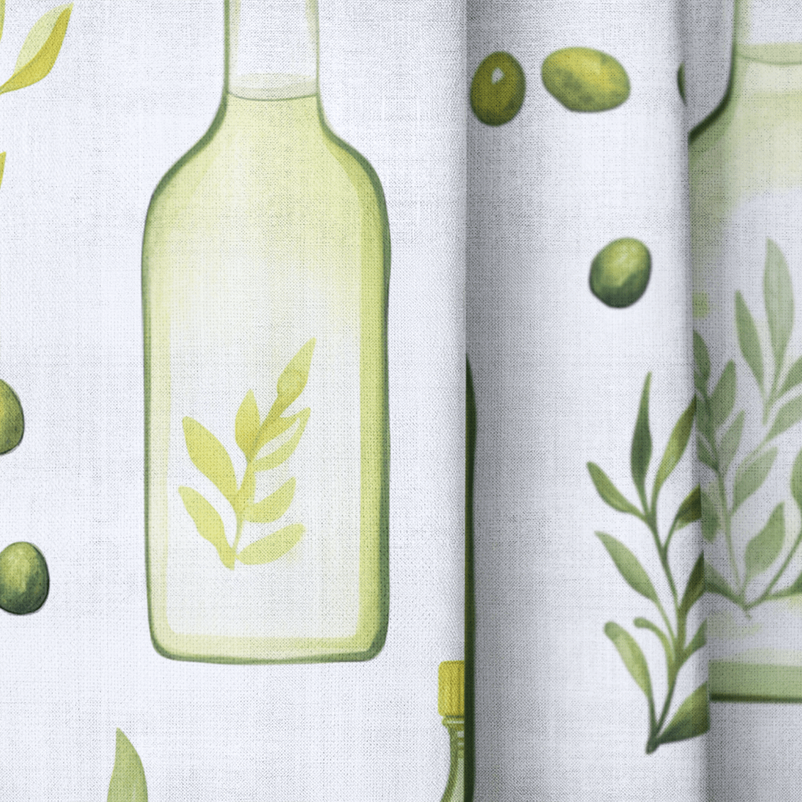Tuscan Olive - Curtain Panel - The Drapery