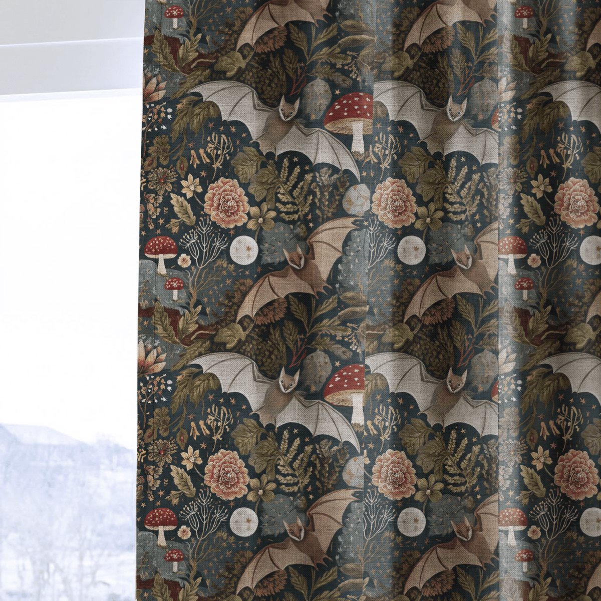 Twilight Flight - Curtain Panel - The Drapery