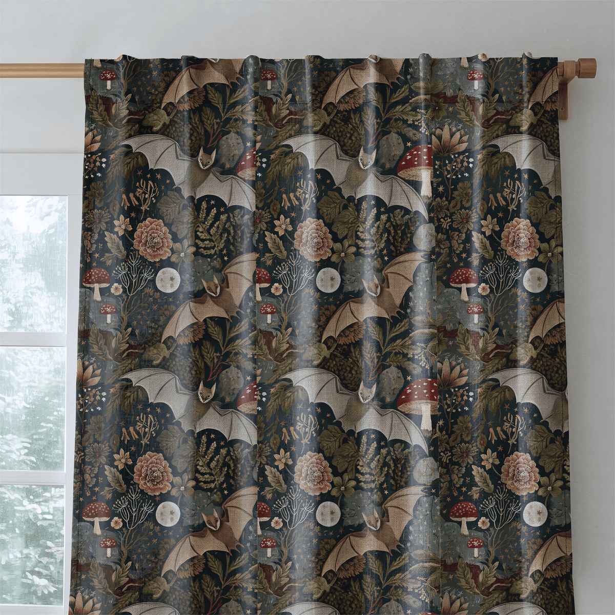 Twilight Flight - Curtain Panel - The Drapery