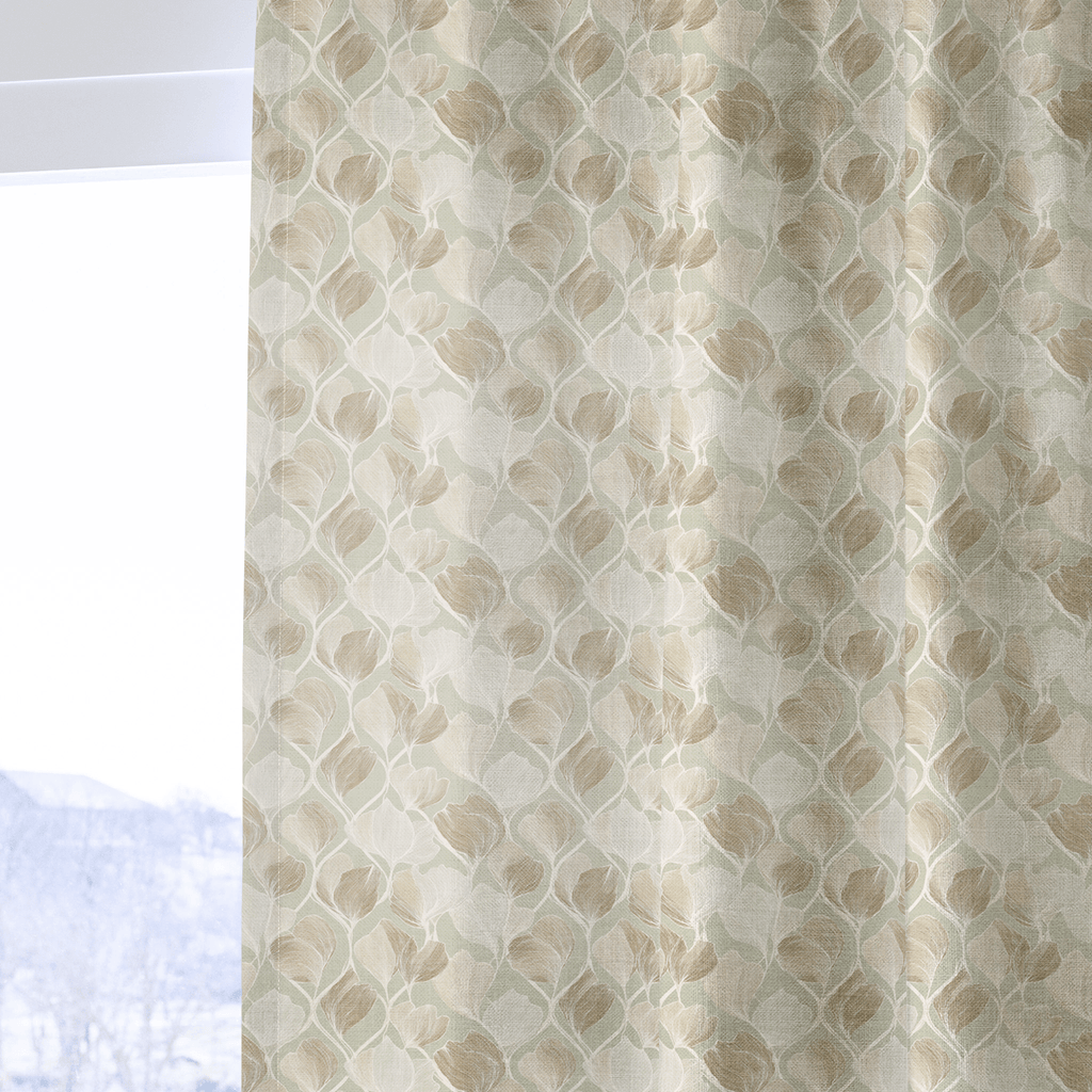 Twirling Petals - Curtain Panel - The Drapery