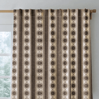 Umber Medallion - Curtain Panel - The Drapery