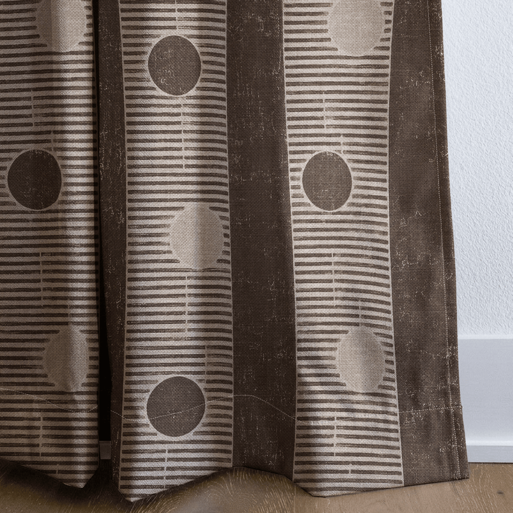 Umber Solstice - Curtain Panel - The Drapery