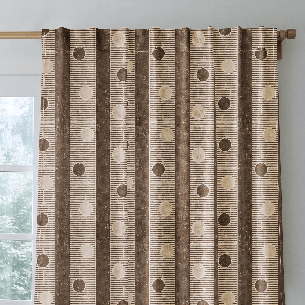 Umber Solstice - Curtain Panel - The Drapery