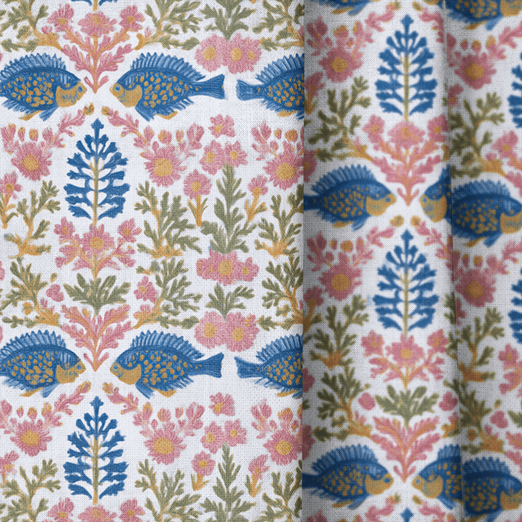 Under The Sea - Curtain Panel - The Drapery