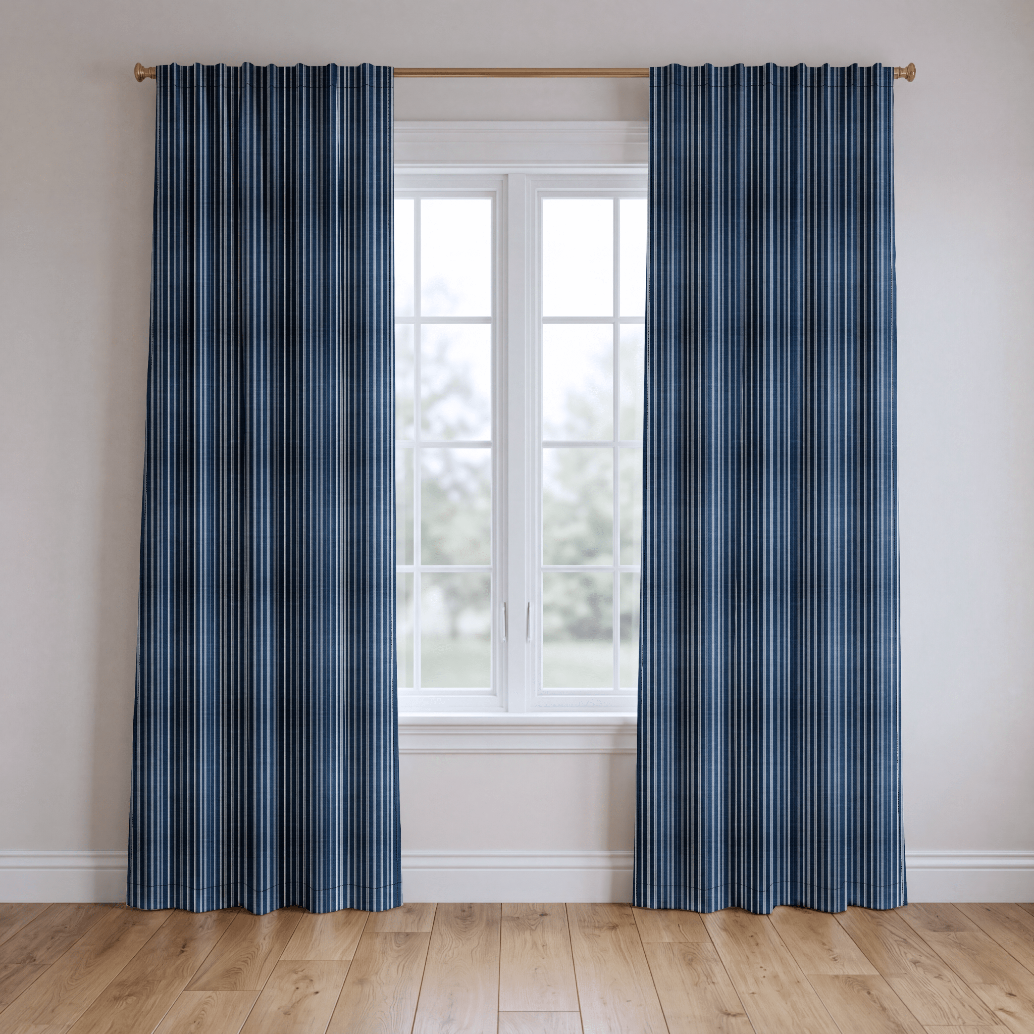 Vale Stripes - Curtain Panel - The Drapery