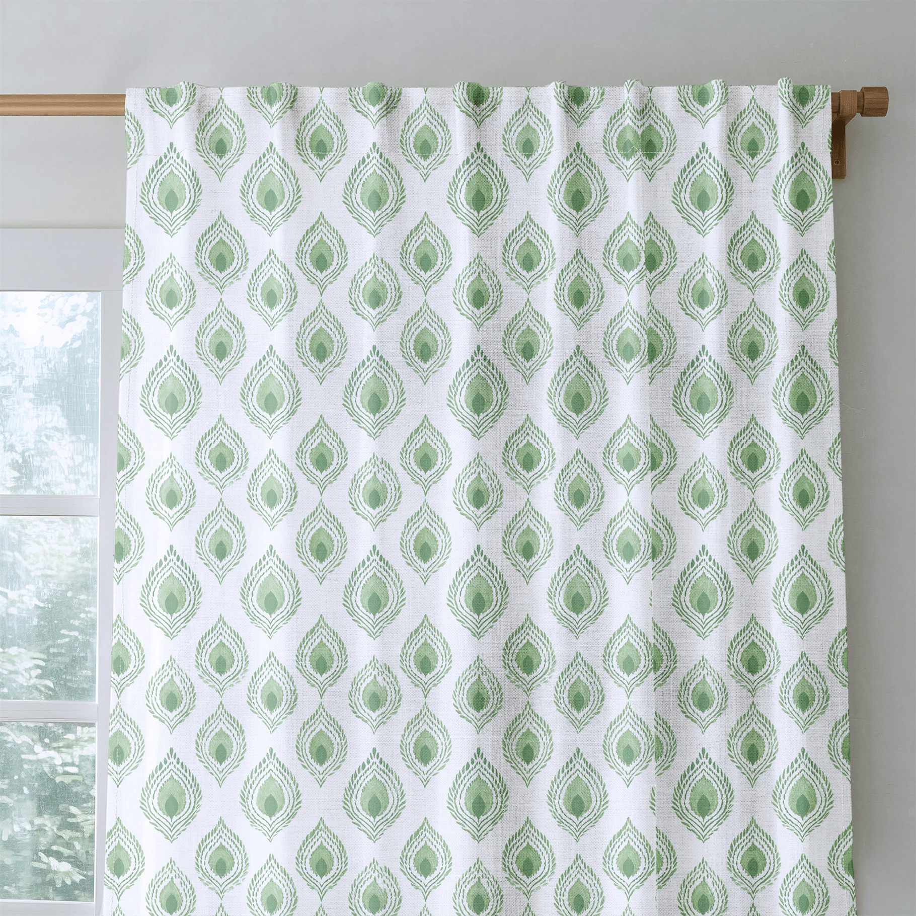 Valehart Feather - Curtain Panel - The Drapery