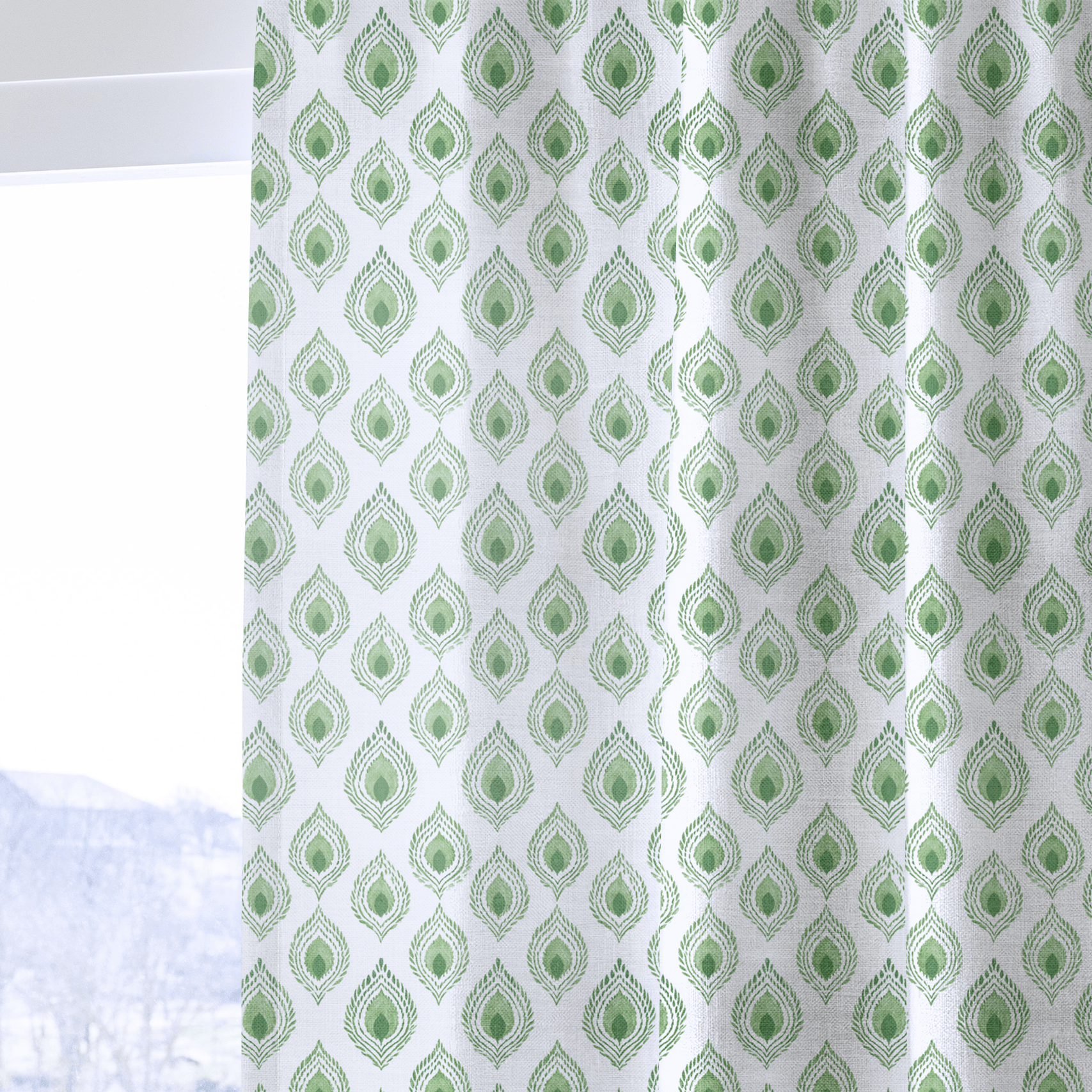 Valehart Feather - Curtain Panel - The Drapery