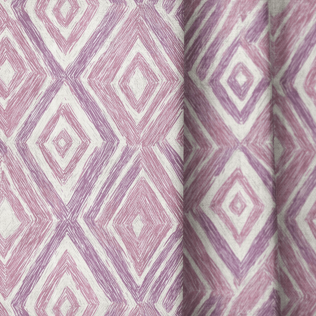 Valentina Diamonds - Curtain Panel - The Drapery