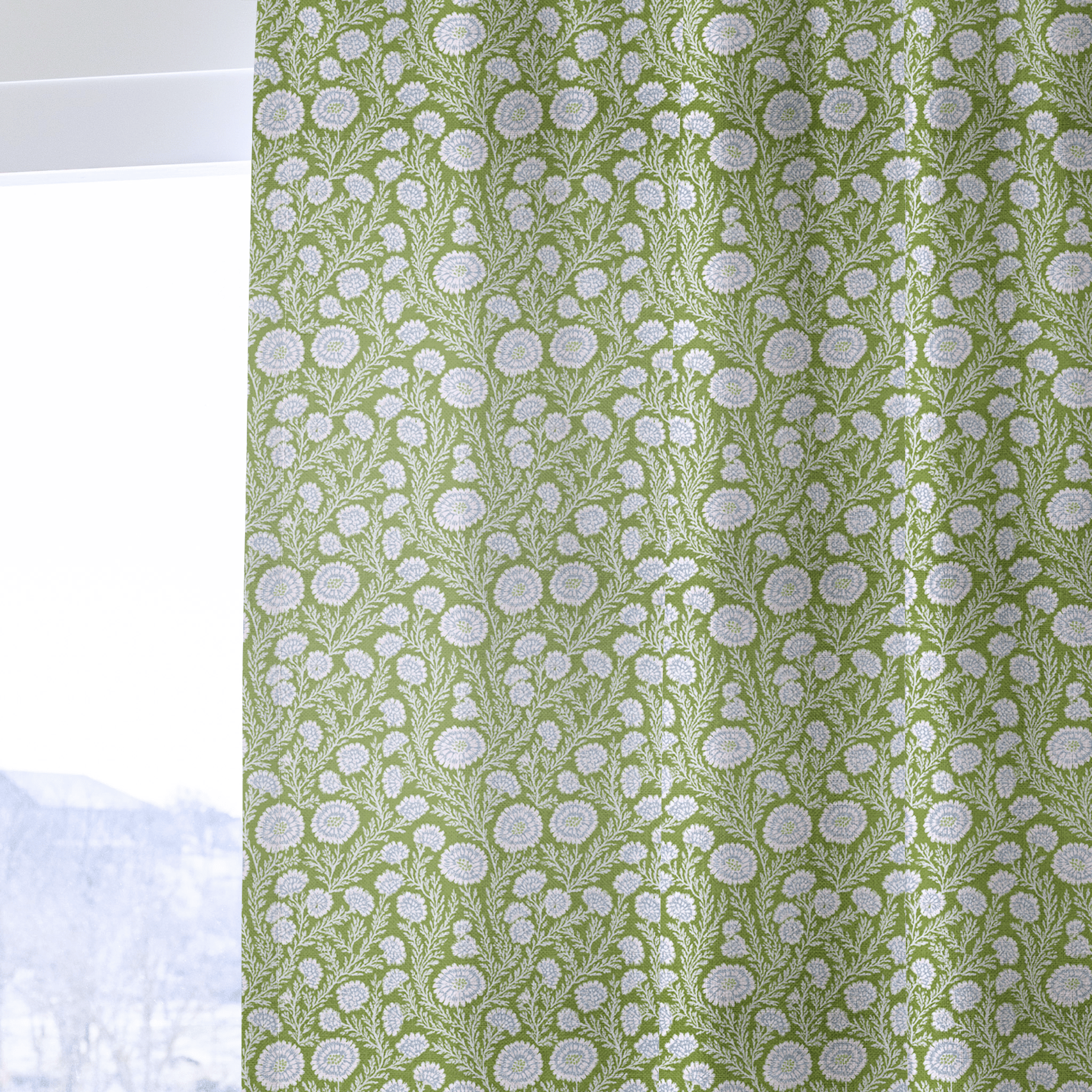 Valerian Garden - Curtain Panel - The Drapery