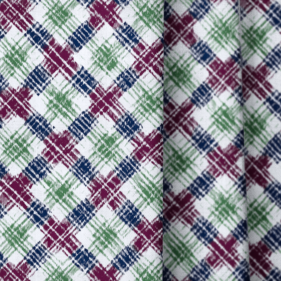 Valeska Plaid - Curtain Panel - The Drapery