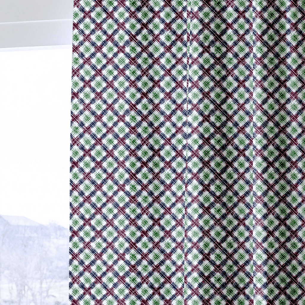 Valeska Plaid - Curtain Panel - The Drapery
