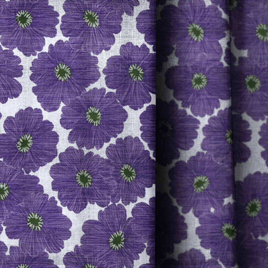 Valmont Blooms - Curtain Panel - The Drapery