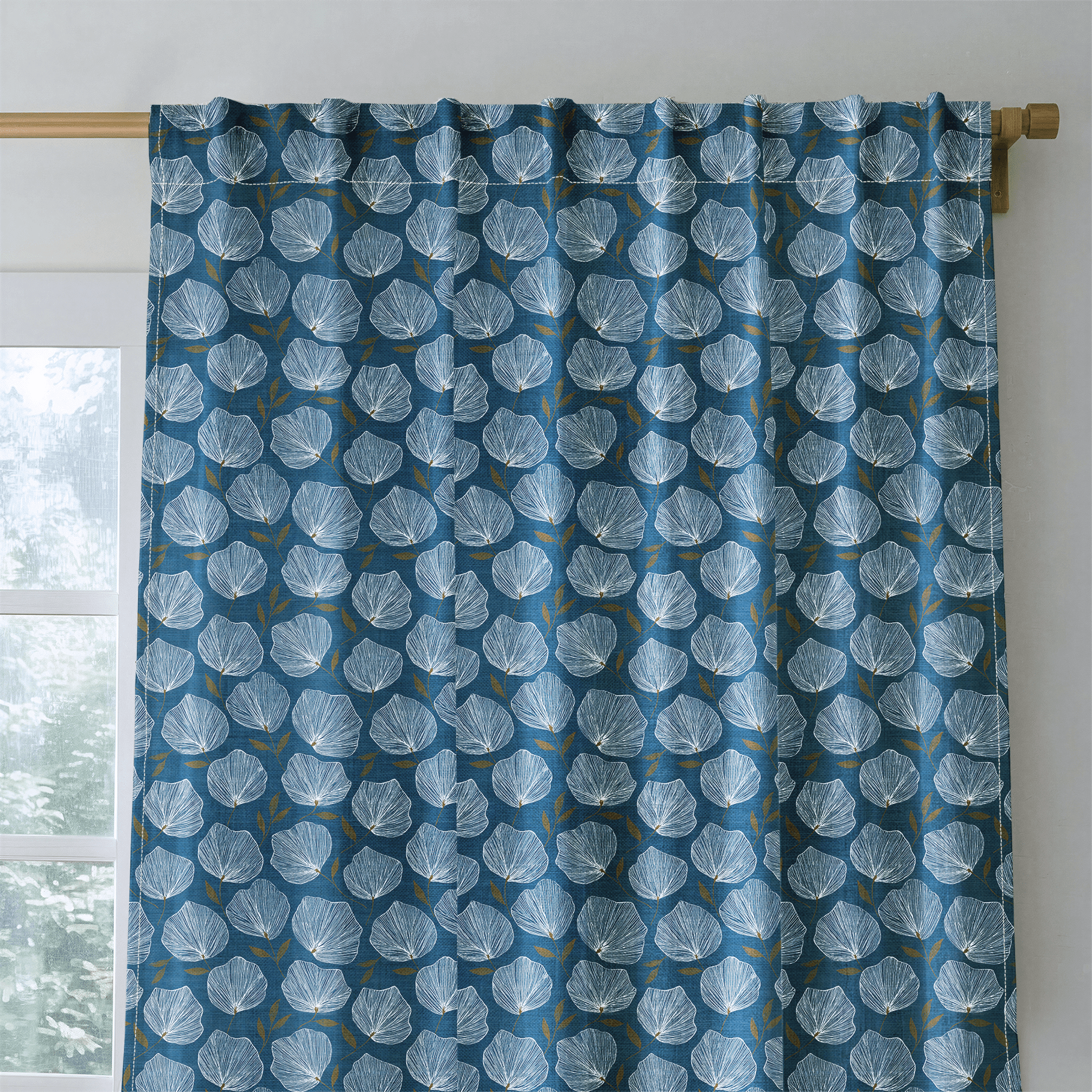 Valor Blooms - Curtain Panel - The Drapery