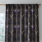 Velvet Iris - Curtain Panel - The Drapery
