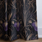 Velvet Iris - Curtain Panel - The Drapery