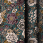 Velvet Meadow - Curtain Panel - The Drapery