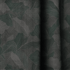 Verdant Ginkgo Charcoal - Curtain Panel - The Drapery