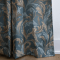 Verdigris Plume - Curtain Panel - The Drapery