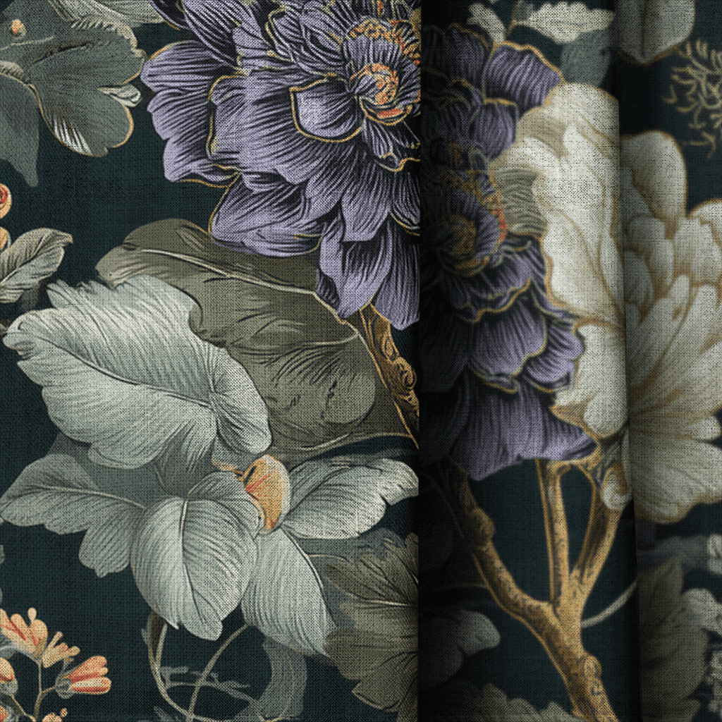 Veronica Blooms - Curtain Panel - The Drapery