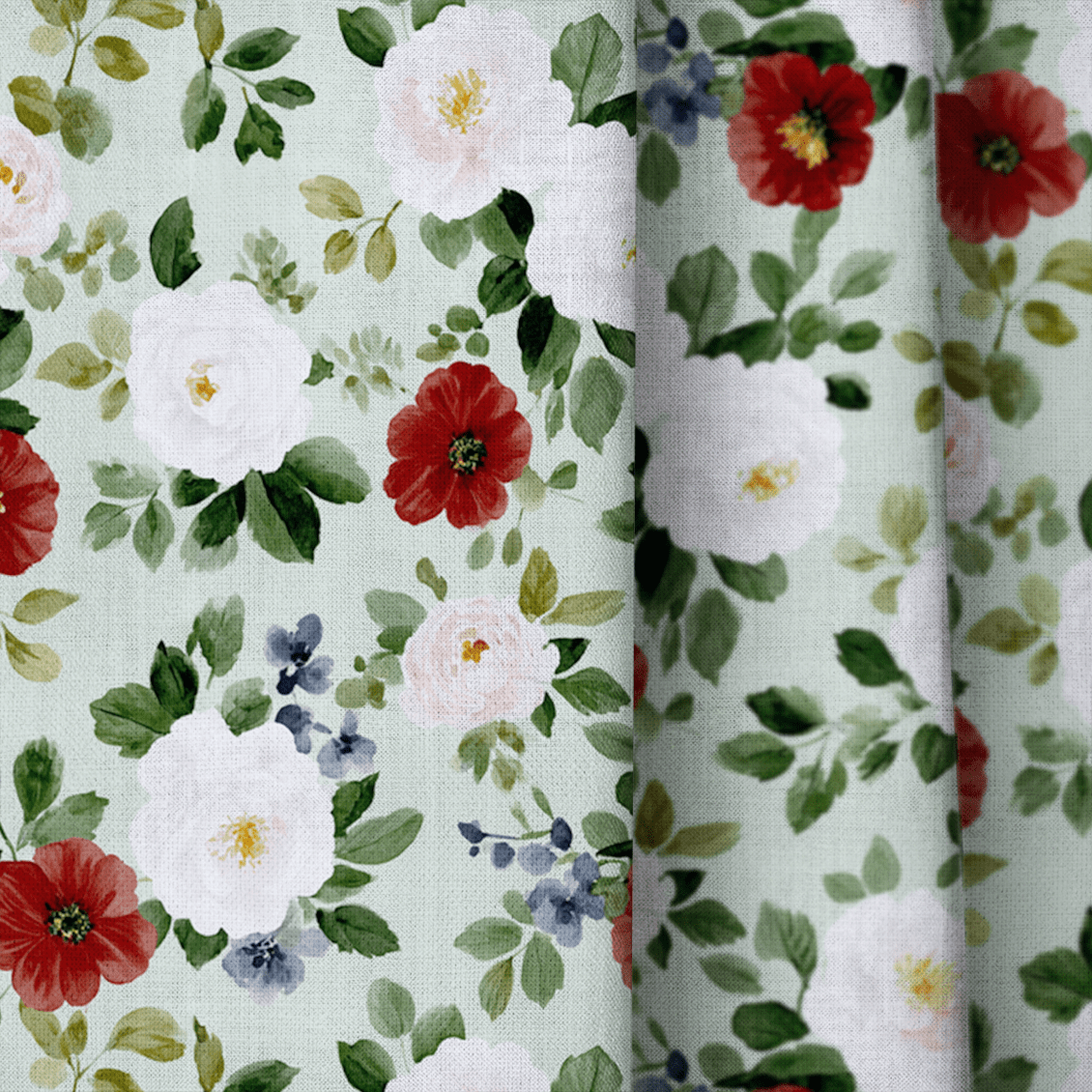 Vienna Blossoms - Curtain Panel - The Drapery