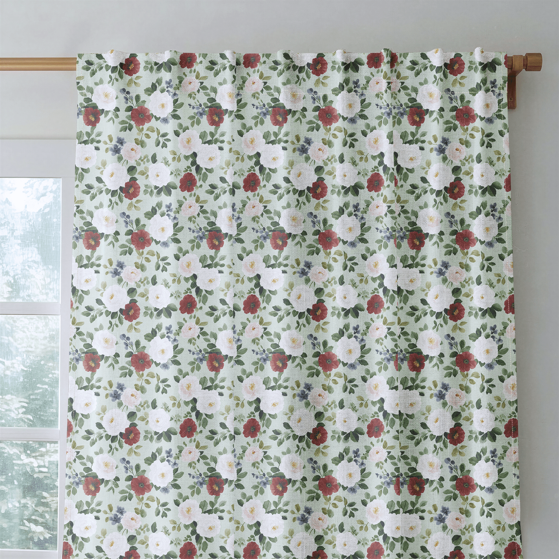 Vienna Blossoms - Curtain Panel - The Drapery