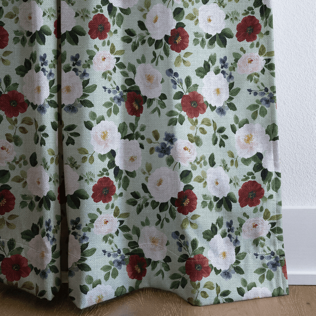 Vienna Blossoms - Curtain Panel - The Drapery