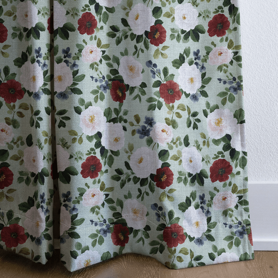 Vienna Blossoms - Curtain Panel - The Drapery