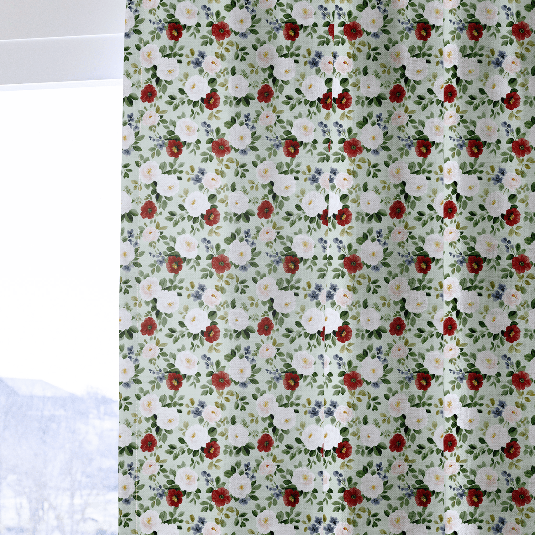 Vienna Blossoms - Curtain Panel - The Drapery