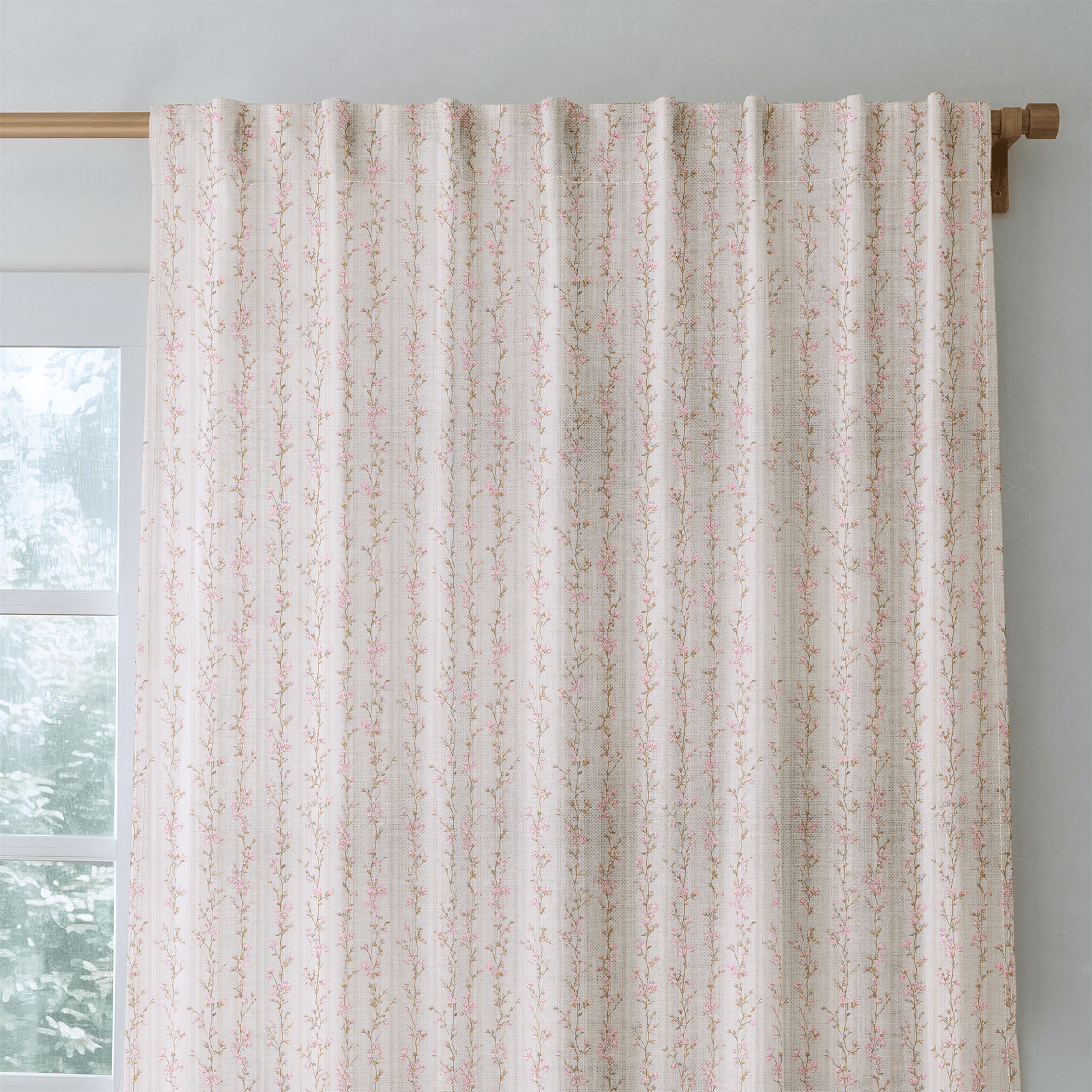 Vintage Bloom - Curtain Panel - The Drapery