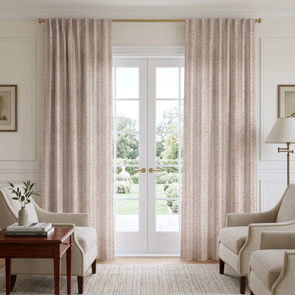 Vintage Bloom - Curtain Panel - The Drapery