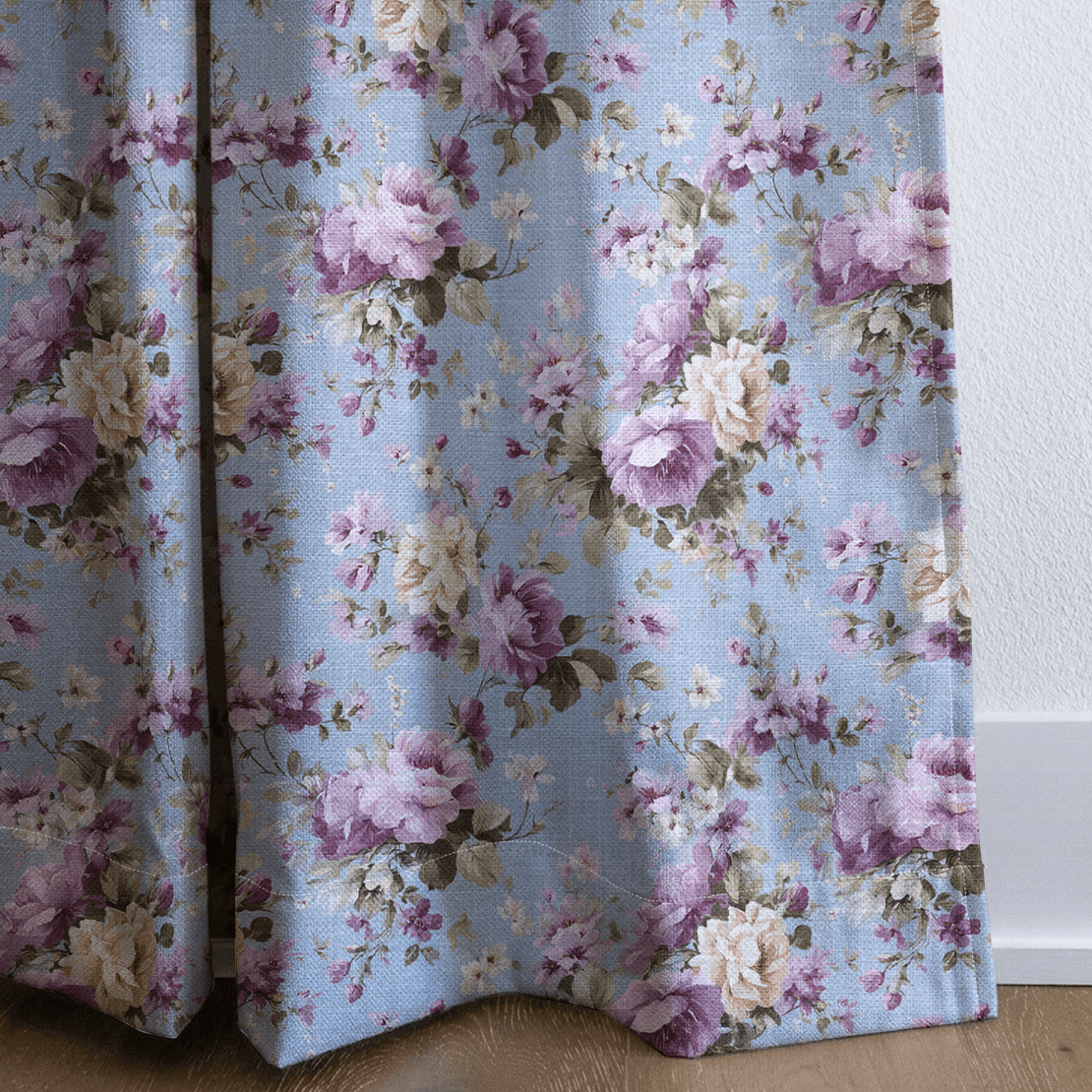 Vintage Florals - Curtain Panel - The Drapery