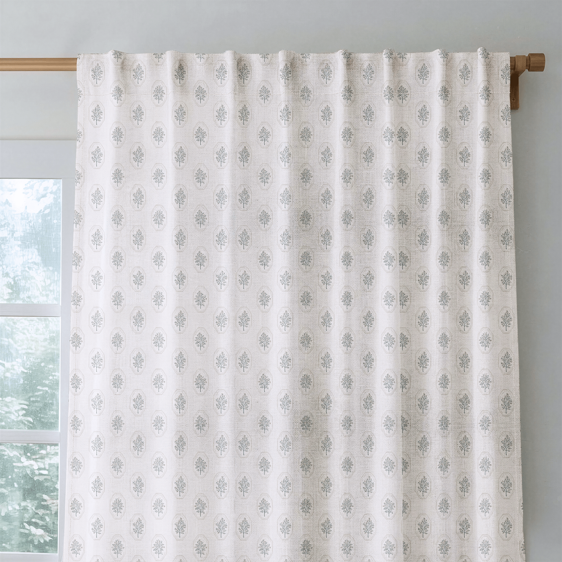 Vintage Frames - Curtain Panel - The Drapery