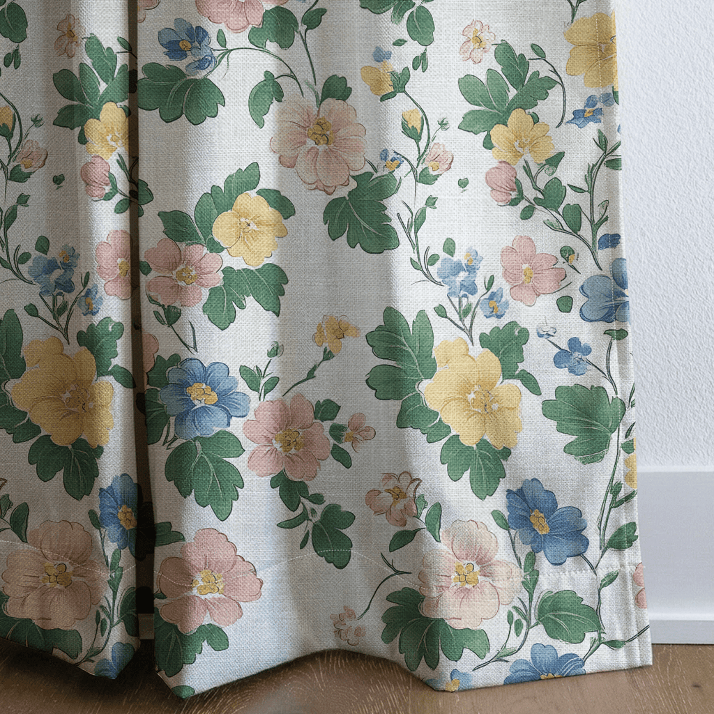 Vintage Petals - Curtain Panel - The Drapery