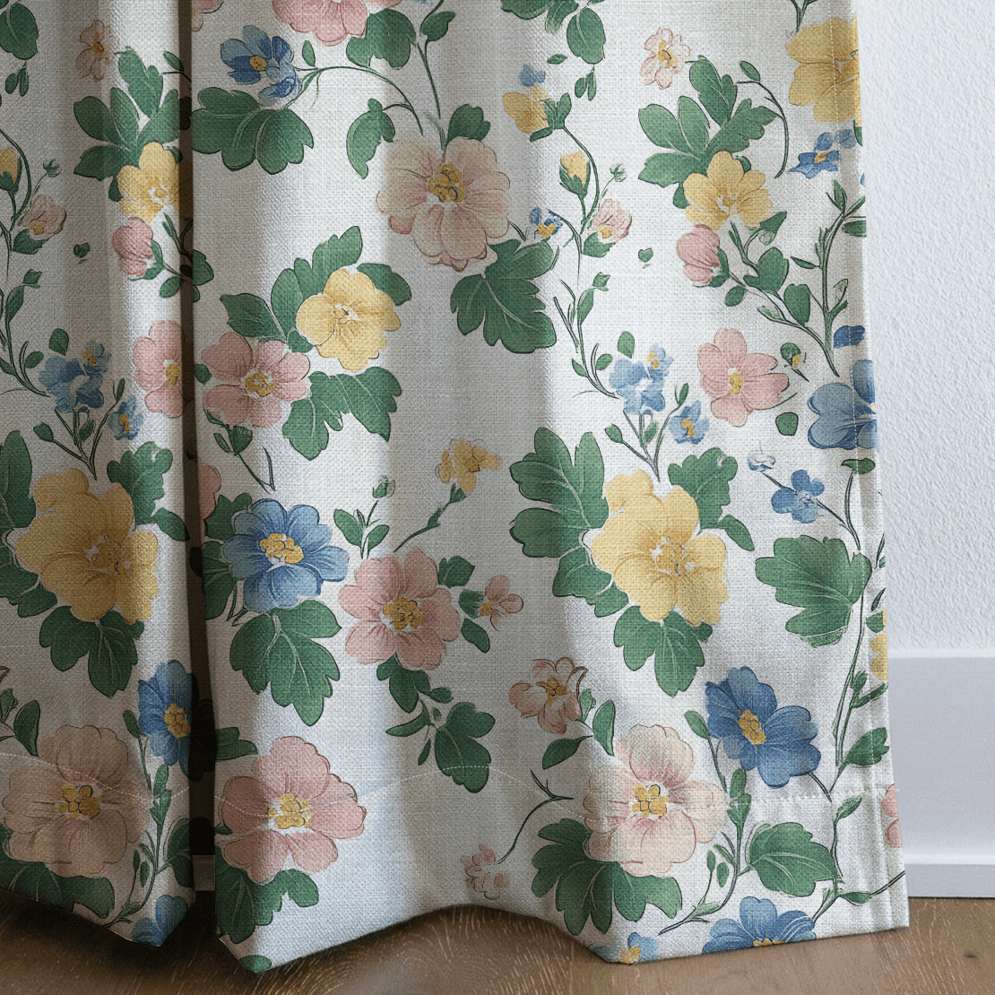 Vintage Petals - Curtain Panel - The Drapery