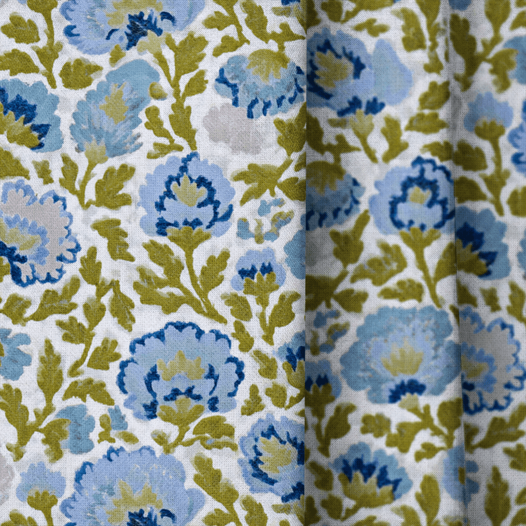 Vintage Posy - Curtain Panel - The Drapery