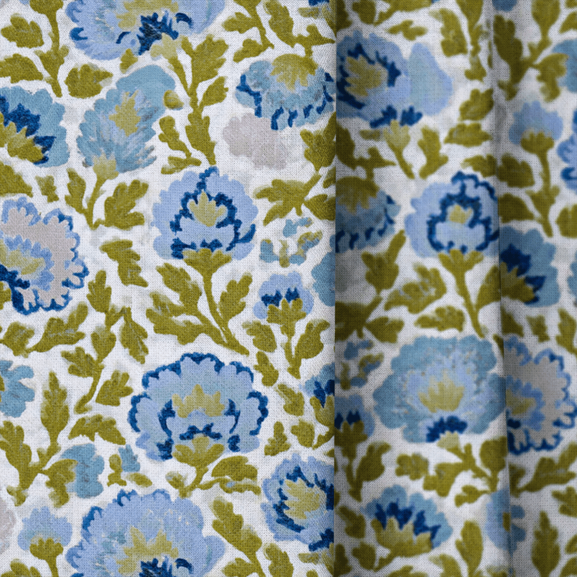 Vintage Posy - Curtain Panel - The Drapery