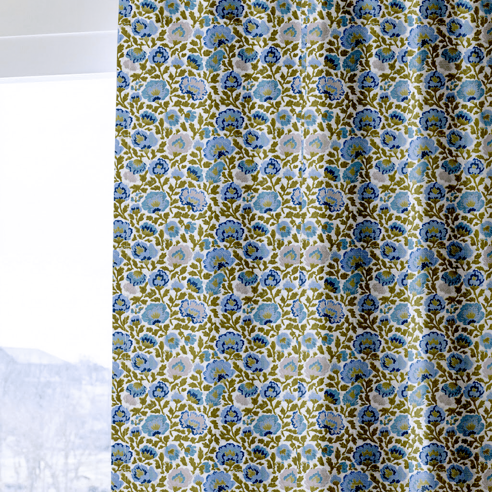Vintage Posy - Curtain Panel - The Drapery