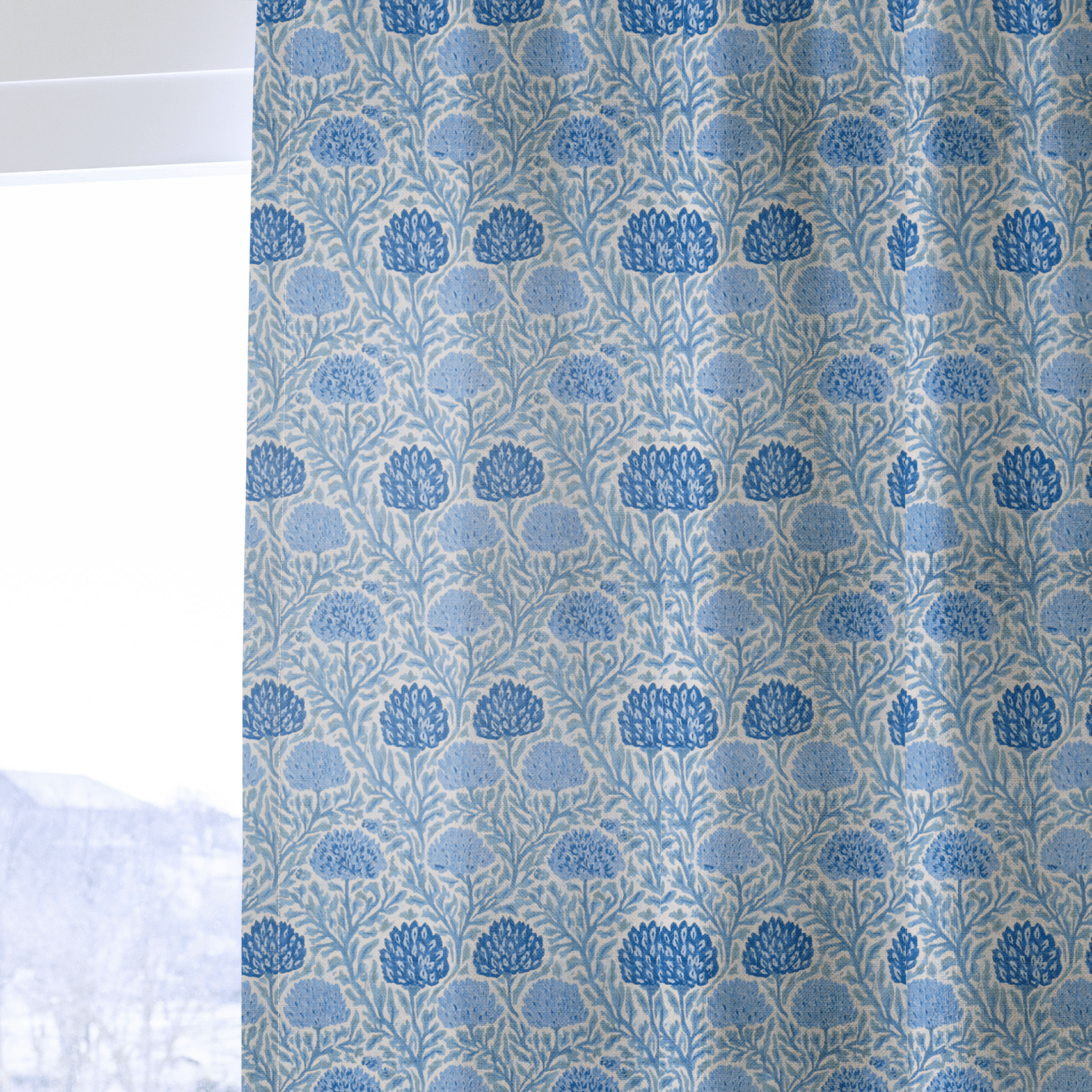 Violet Night - Curtain Panel - The Drapery