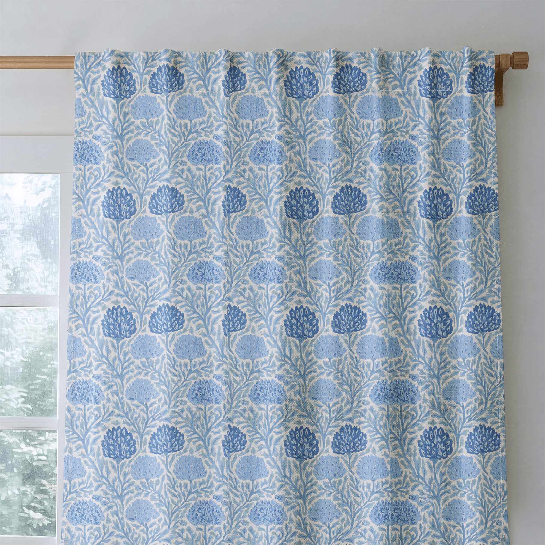 Violet Night - Curtain Panel - The Drapery