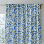 Violets on Wren - Curtain Panel - The Drapery