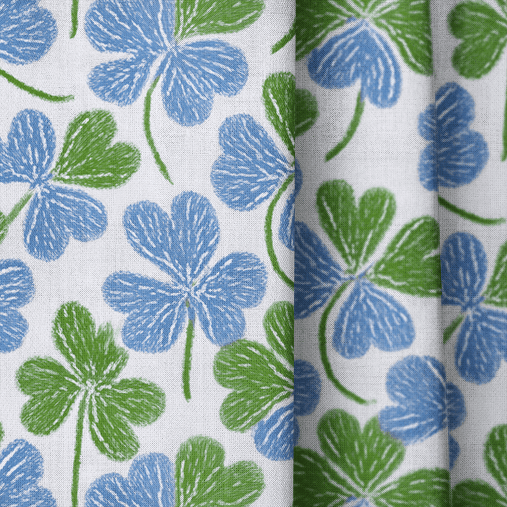 Vireaux Clovers - Curtain Panel - The Drapery