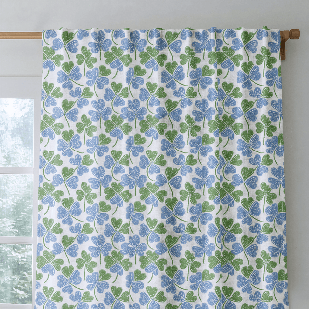 Vireaux Clovers - Curtain Panel - The Drapery