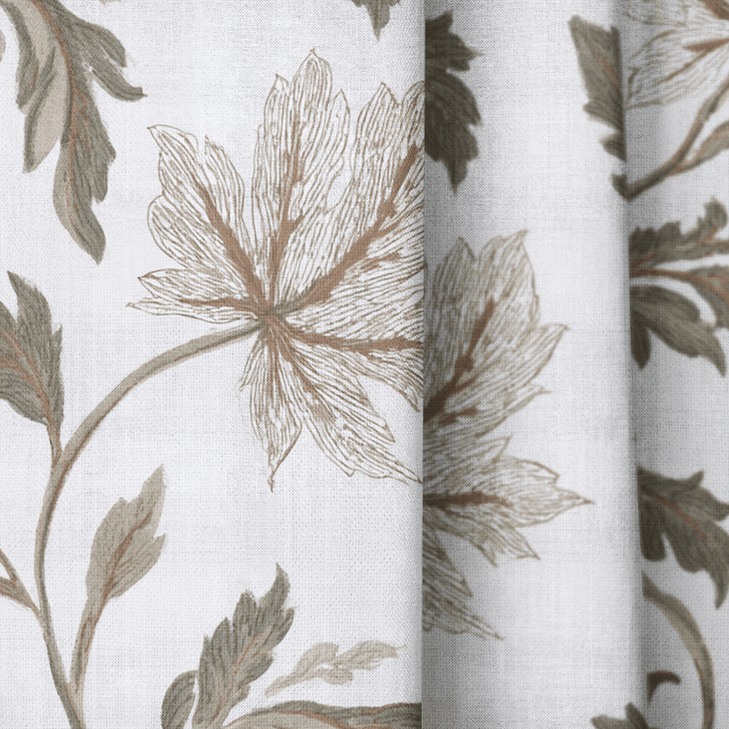 Vivienne Maple Vine - Curtain Panel - The Drapery