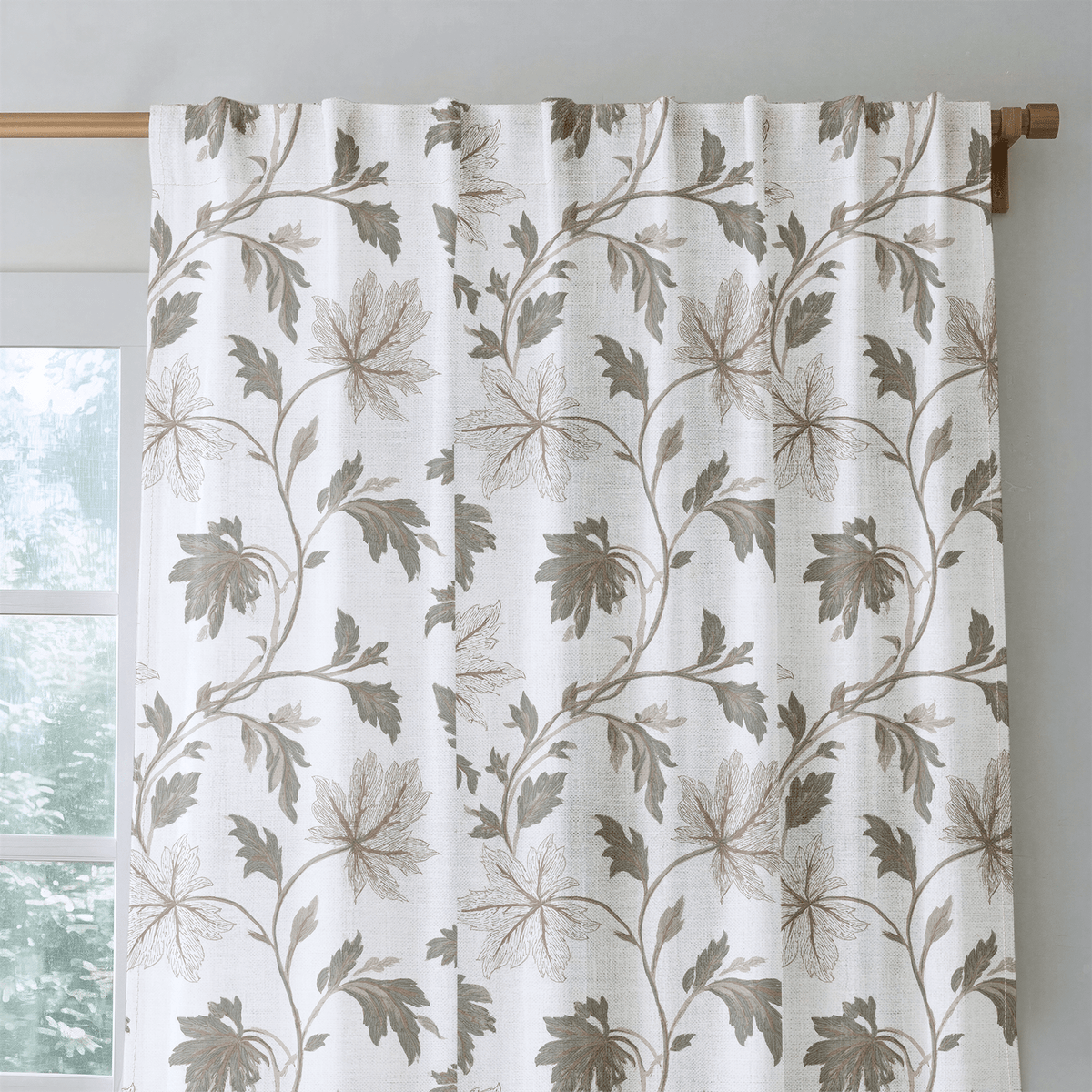 Vivienne Maple Vine - Curtain Panel - The Drapery