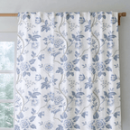 Vivienne Trail Porcelain - Curtain Panel - The Drapery