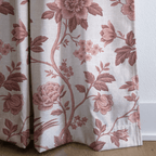 Vivienne Trail Rose - Curtain Panel - The Drapery