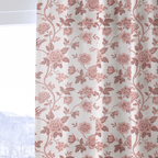 Vivienne Trail Rose - Curtain Panel - The Drapery