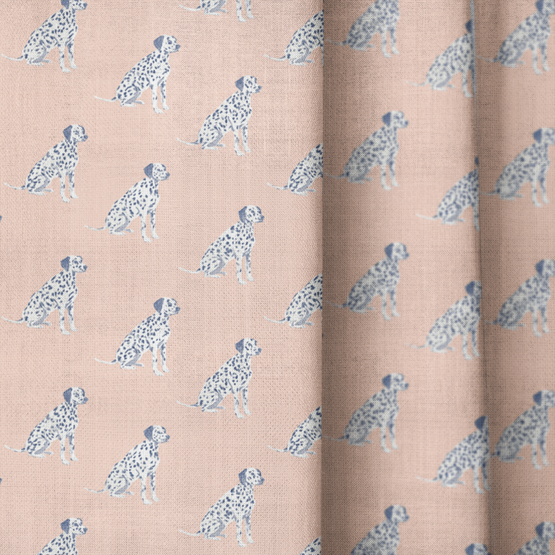 Waggle Repeat - Curtain Panel - The Drapery